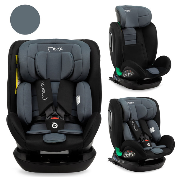 Momi Urso Black 40-150 cm i-Size Autostoel FOSA00022