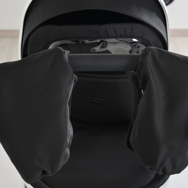 Moni Alina Black Onyx 3-in-1 Combi Kinderwagen incl. i-Size Autostoel 112065