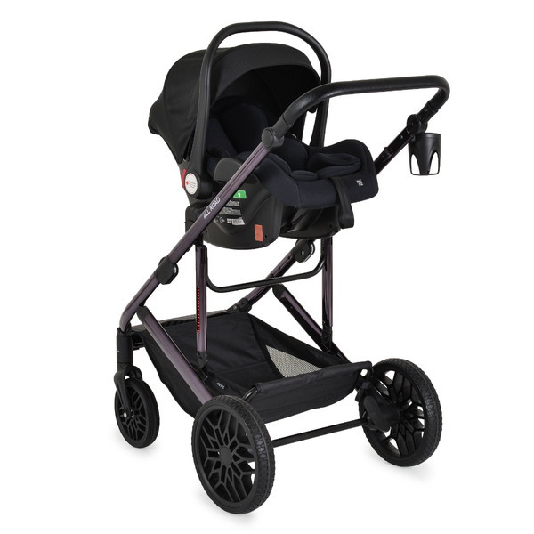 Moni All Road Black 3-in-1 Combi Kinderwagen incl. i-Size Autostoel 112018