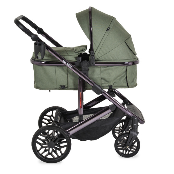 Moni All Road Dark Green 3-in-1 Combi Kinderwagen incl. i-Size Autostoel 112019