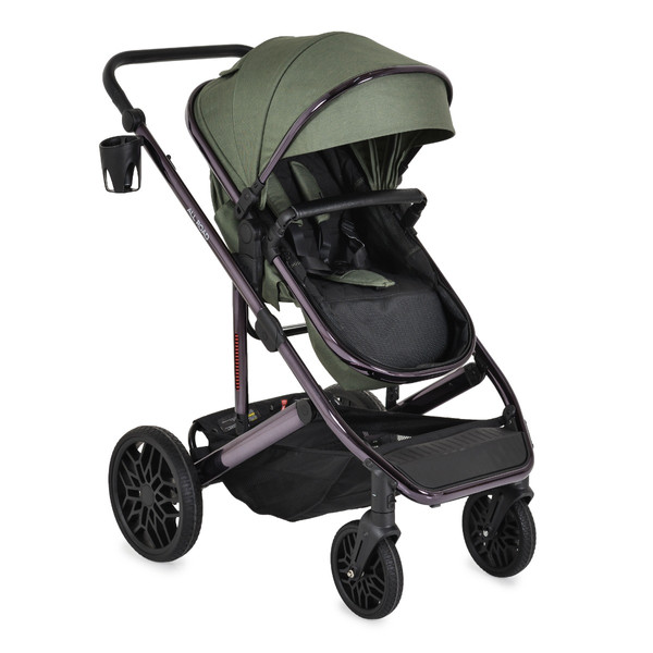 Moni All Road Dark Green 3-in-1 Combi Kinderwagen incl. i-Size Autostoel 112019