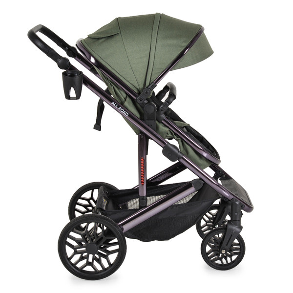 Moni All Road Dark Green 3-in-1 Combi Kinderwagen incl. i-Size Autostoel 112019