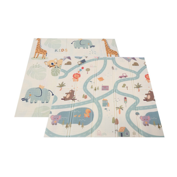 Moni GameZone Grey 200 x 180 cm Speelkleed / Box / Ballenbak