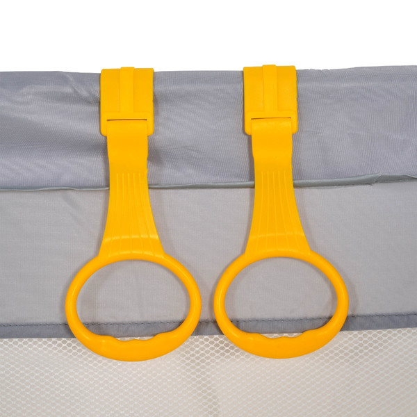 Moni GameZone Grey 200 x 180 cm Speelkleed / Box / Ballenbak