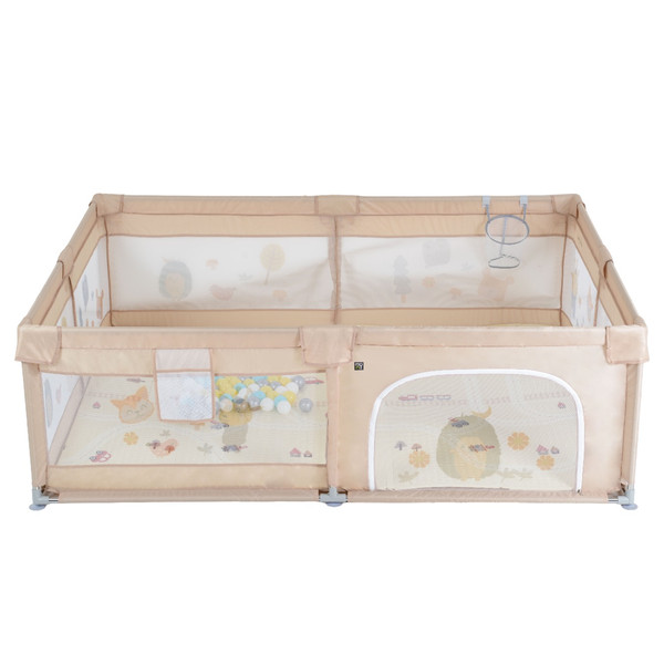 Moni GameZone Beige 200 x 180 cm Speelkleed / Box / Ballenbak