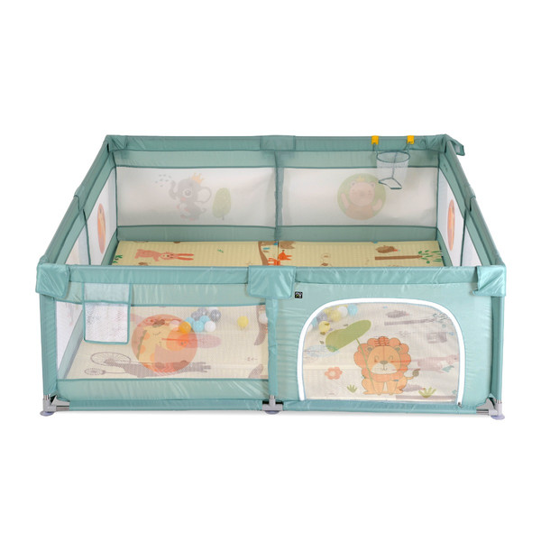 Moni GameZone Mint 200 x 180 cm Speelkleed / Box / Ballenbak