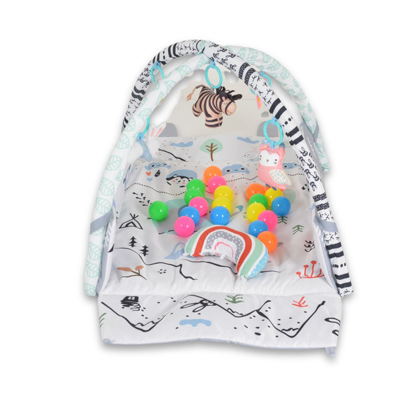 Moni Toys Happy Space Rabbit 4-in-1 Speelkleed/Ballenbak 111661