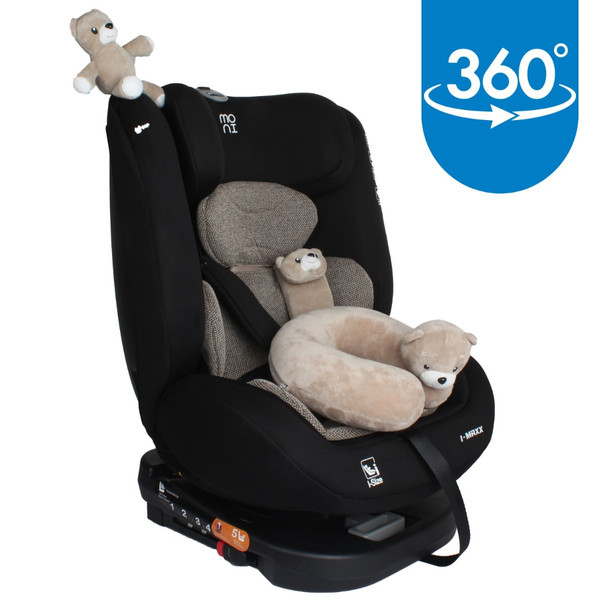 Moni i-Maxx Cool Beige 40-150 cm 360° i-Size Autostoel LSA05AB