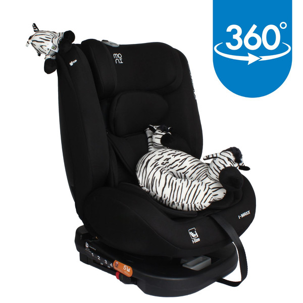 Moni i-Maxx Midnight Black 40-150 cm 360° i-Size Autostoel LSA05AB