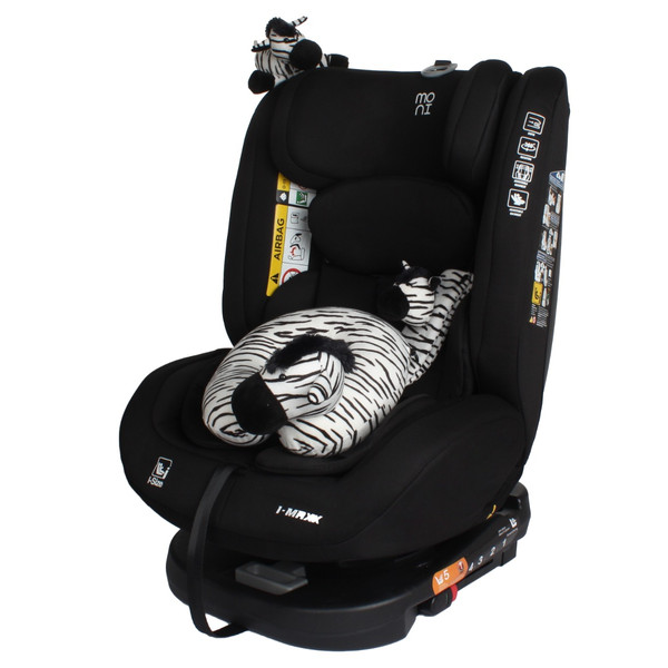 Moni i-Maxx Midnight Black 40-150 cm 360° i-Size Autostoel LSA05AB