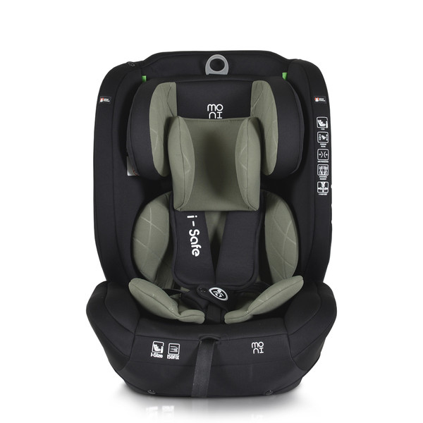 Moni Isafe Green 76-150 cm i-Size Autostoel 111000