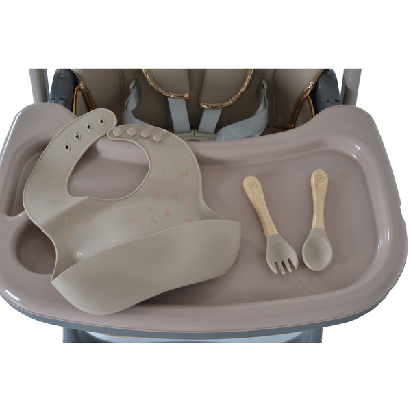 Moni Lindo Beige Kinderstoel incl. Accessoires 111587