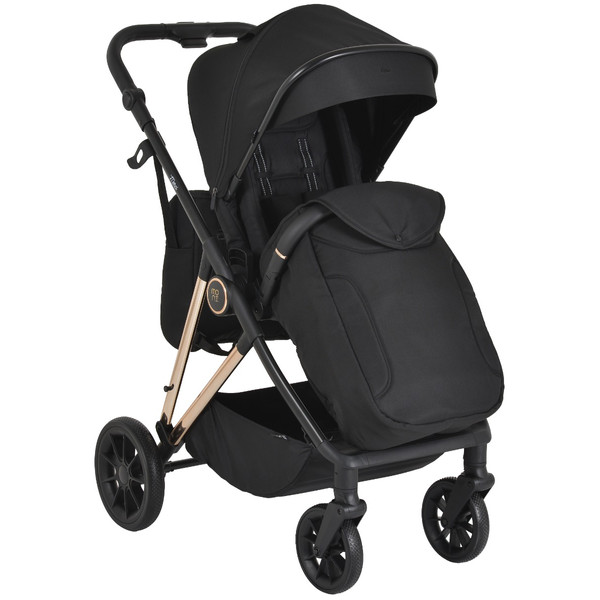Moni Merci Onyx Black 3-in-1 Kinderwagen met i-Size Autostoel