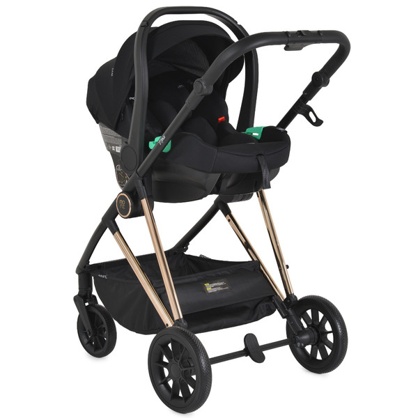 Moni Merci Onyx Black 3-in-1 Kinderwagen met i-Size Autostoel