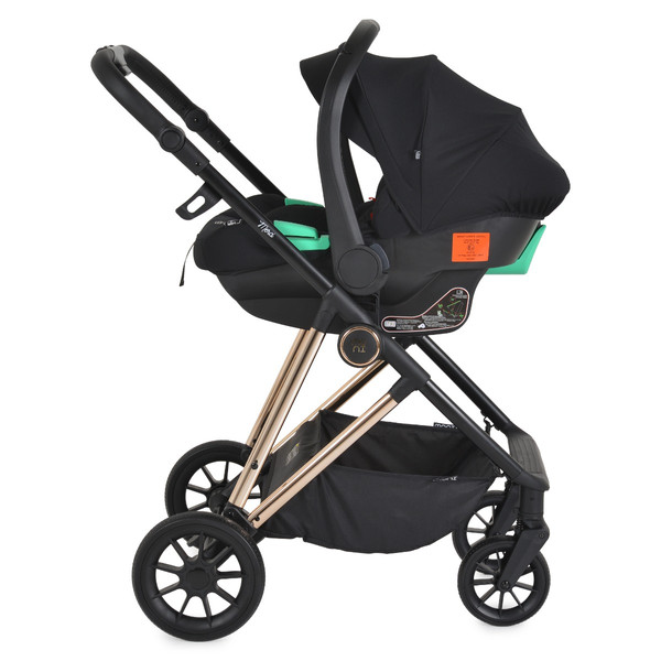 Moni Merci Onyx Black 3-in-1 Kinderwagen met i-Size Autostoel