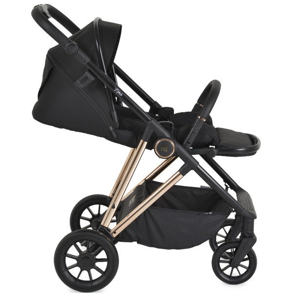 Moni Merci Onyx Black 3-in-1 Kinderwagen met i-Size Autostoel