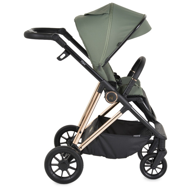 Moni Merci Dark Green 3-in-1 Kinderwagen met i-Size Autostoel