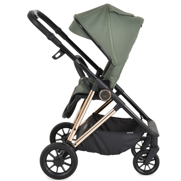 Moni Merci Dark Green 3-in-1 Kinderwagen met i-Size Autostoel