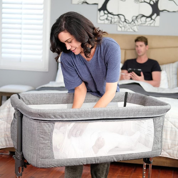 Weekendaanbieding: Moni Mika Micky Deluxe Wieg aan Bed