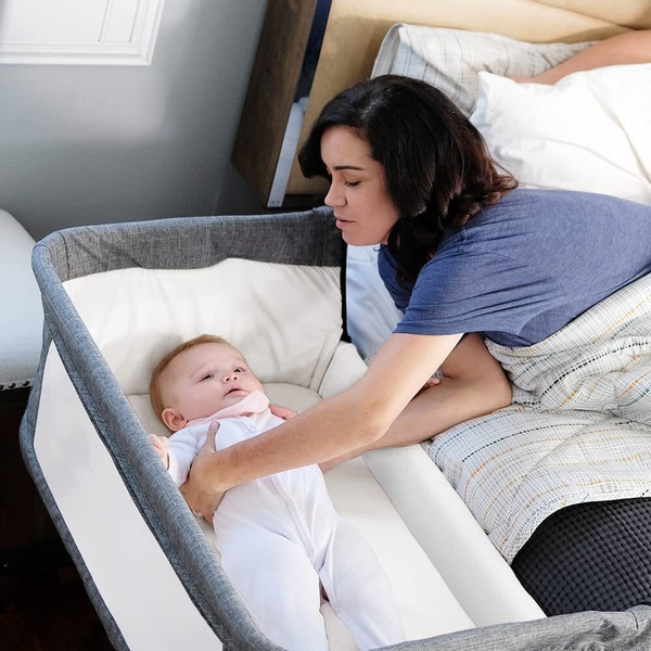 Weekendaanbieding: Moni Mika Micky Deluxe Wieg aan Bed