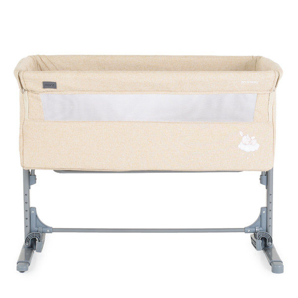 Moni Mystery Beige Wieg aan Bed 111849
