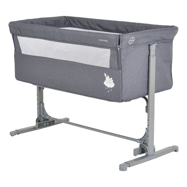 Moni Mystery Grey Wieg aan Bed 111851