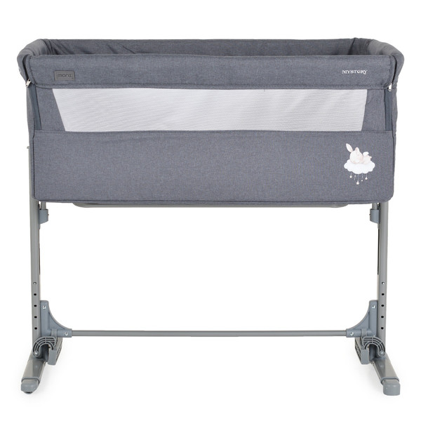 Moni Mystery Grey Wieg aan Bed 111851
