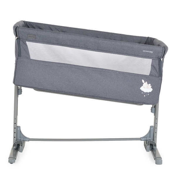 Moni Mystery Grey Wieg aan Bed 111851