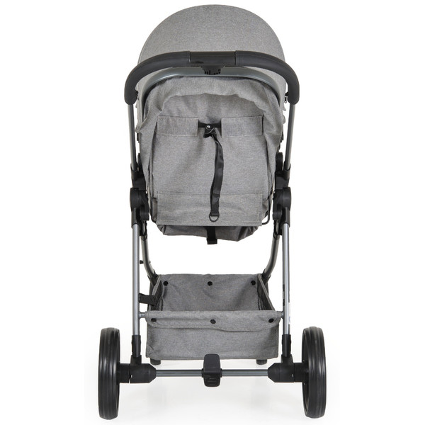 Moni Nania Giselle Grey 2-in-1 Kinderwagen incl. Adapters 111860