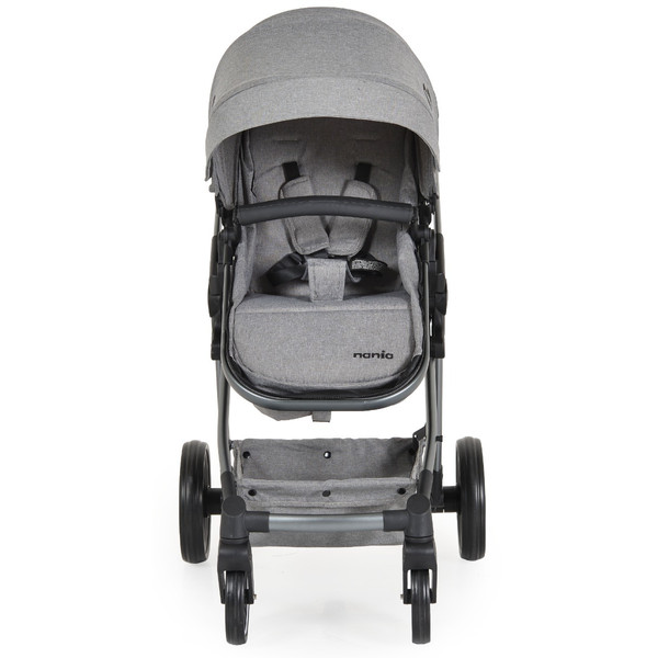 Moni Nania Giselle Grey 3-in-1 Kinderwagen incl. i-Size Autostoel