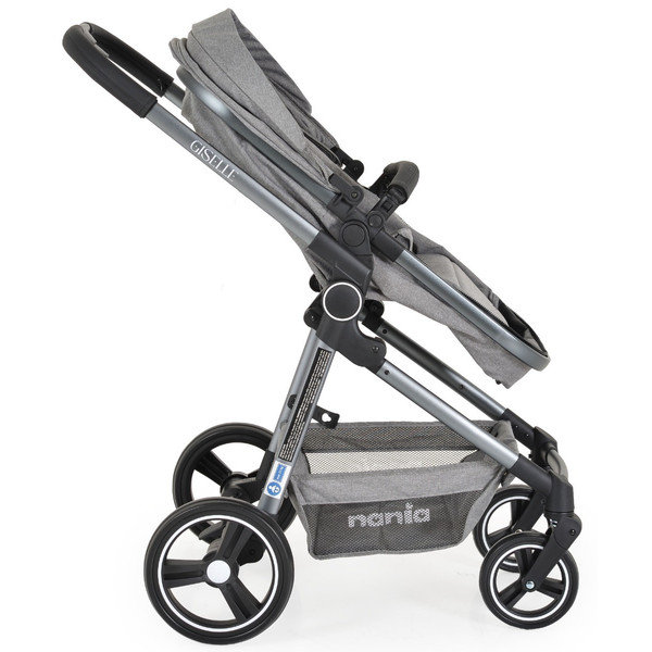 Moni Nania Giselle Grey 3-in-1 Kinderwagen incl. i-Size Autostoel