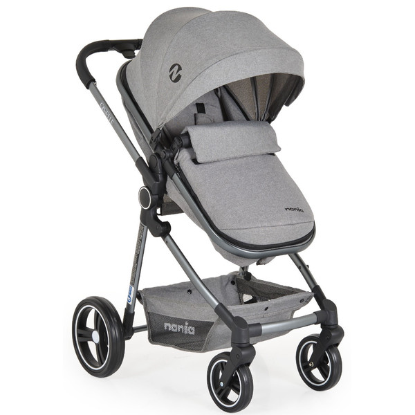 Moni Nania Giselle Grey 3-in-1 Kinderwagen incl. i-Size Autostoel