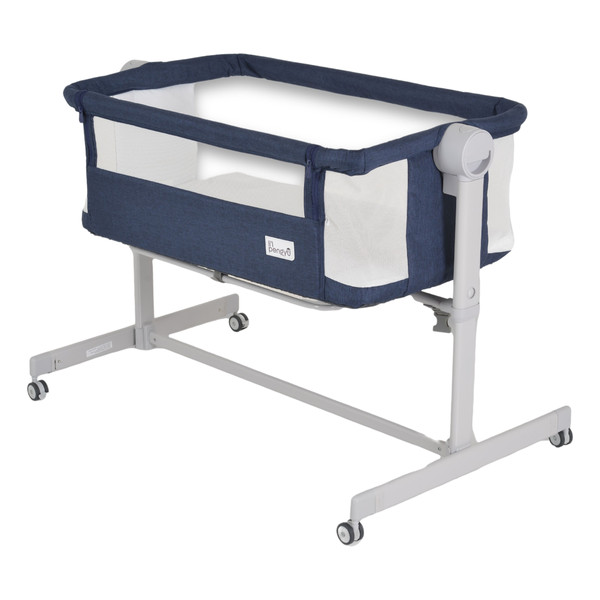 Moni Pengy Blue Wieg aan Bed 111669