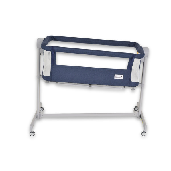 Moni Pengy Blue Wieg aan Bed 111669