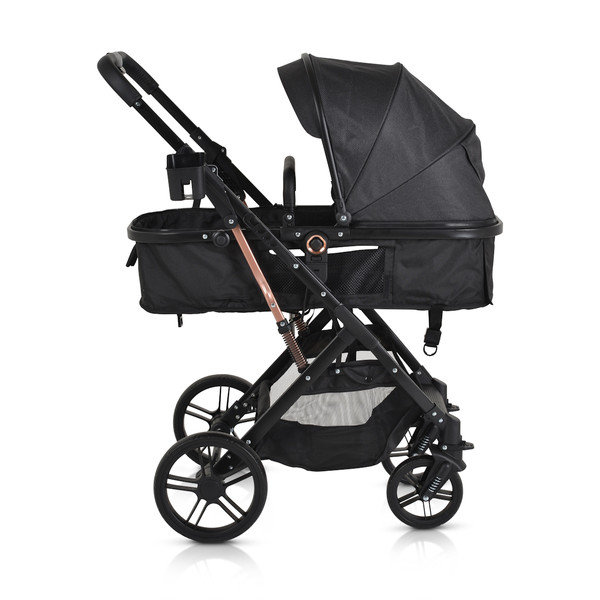 Moni Rafaello Black 3-in-1 Combi Kinderwagen Incl. i-Size Autostoel