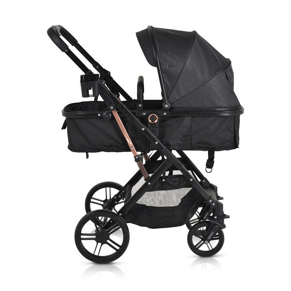 Moni Rafaello Black 3-in-1 Combi Kinderwagen Incl. i-Size Autostoel