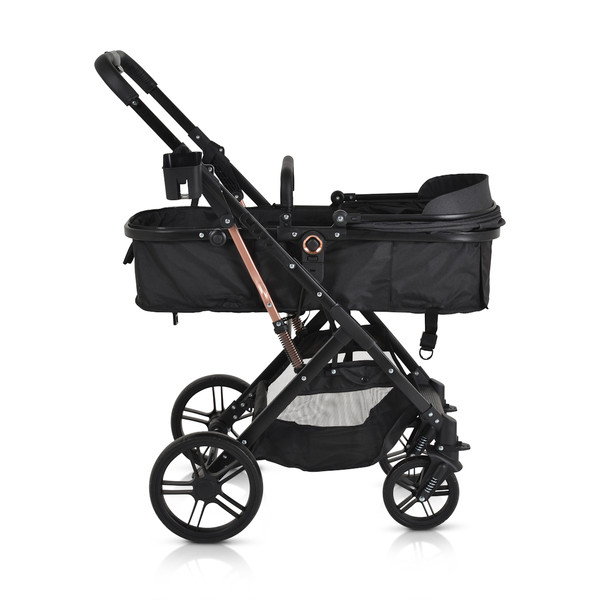 Moni Rafaello Black 3-in-1 Combi Kinderwagen Incl. i-Size Autostoel