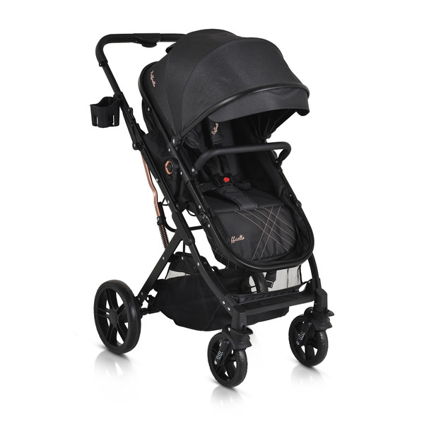 Moni Rafaello Black 3-in-1 Combi Kinderwagen Incl. i-Size Autostoel