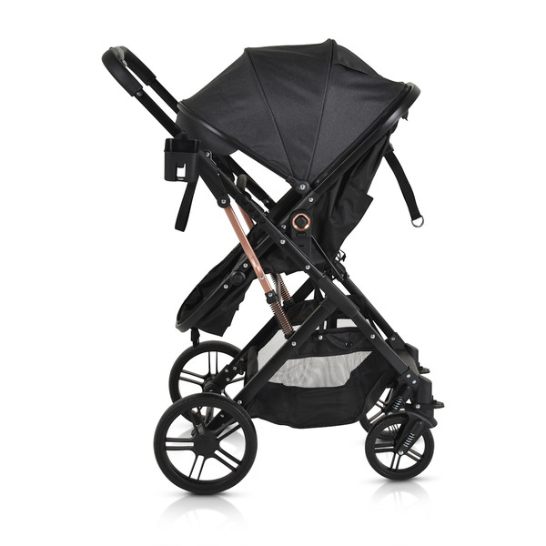 Moni Rafaello Black 3-in-1 Combi Kinderwagen Incl. i-Size Autostoel