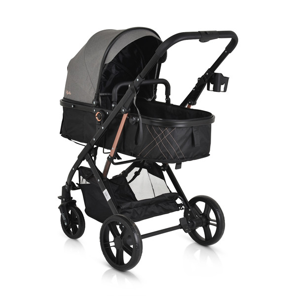 Moni Rafaello Grey 3-in-1 Combi Kinderwagen Incl. i-Size Autostoel