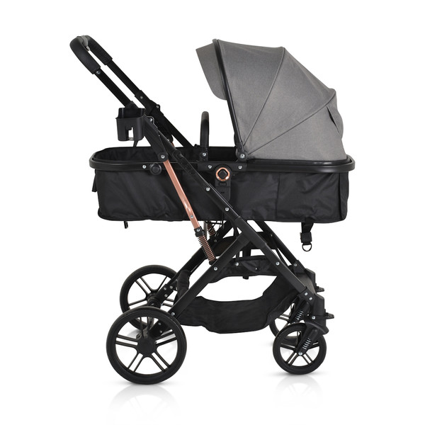 Moni Rafaello Grey 3-in-1 Combi Kinderwagen Incl. i-Size Autostoel