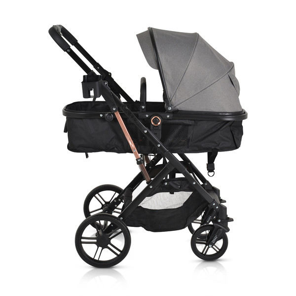 Moni Rafaello Grey 3-in-1 Combi Kinderwagen Incl. i-Size Autostoel