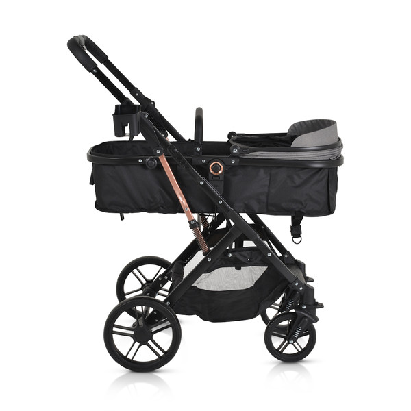 Moni Rafaello Grey 3-in-1 Combi Kinderwagen Incl. i-Size Autostoel