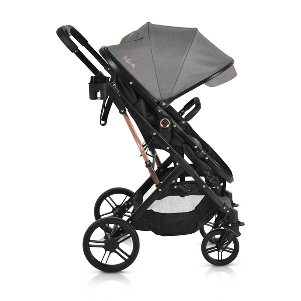 Moni Rafaello Grey 3-in-1 Combi Kinderwagen Incl. i-Size Autostoel