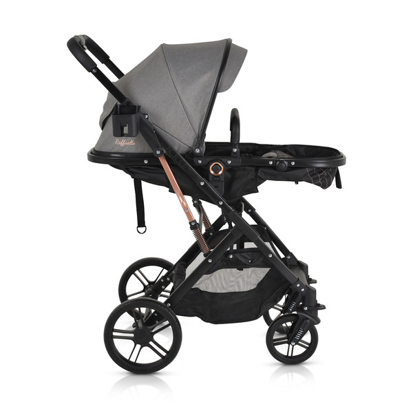 Moni Rafaello Grey 3-in-1 Combi Kinderwagen Incl. i-Size Autostoel