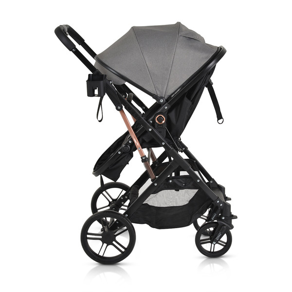 Moni Rafaello Grey 3-in-1 Combi Kinderwagen Incl. i-Size Autostoel