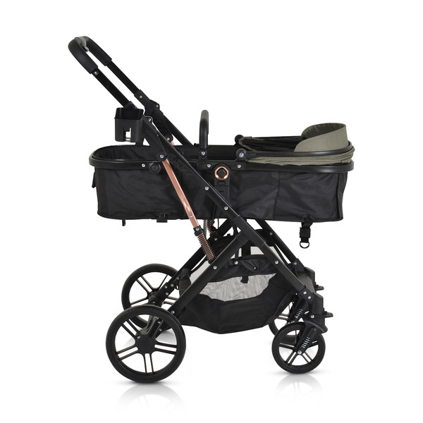 Moni Rafaello Olive Green 3-in-1 Combi Kinderwagen Incl. i-Size Autostoel