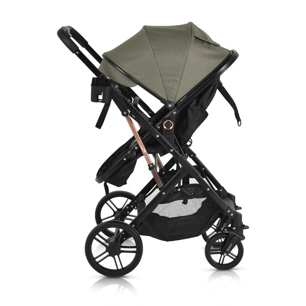 Moni Rafaello Olive Green 3-in-1 Combi Kinderwagen Incl. i-Size Autostoel