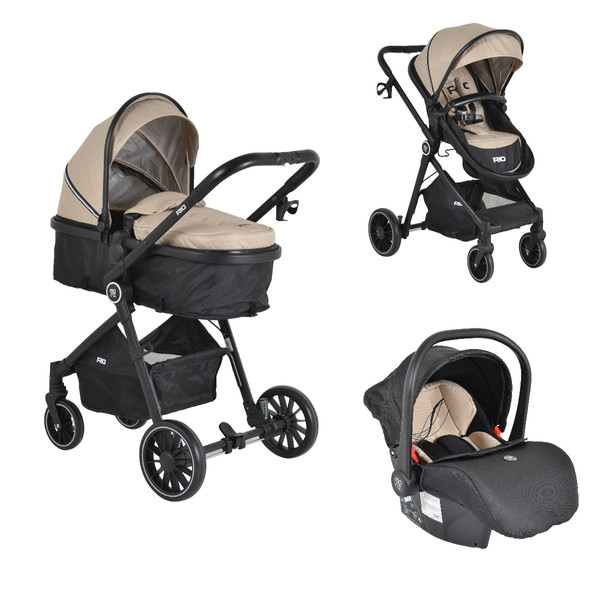 Moni Rio Kaki 3-in-1 Combi Kinderwagen Incl. i-Size Autostoel