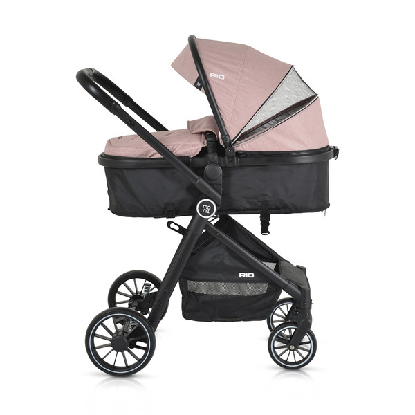 Moni Rio Pink 3-in-1 Combi Kinderwagen Incl. i-Size Autostoel